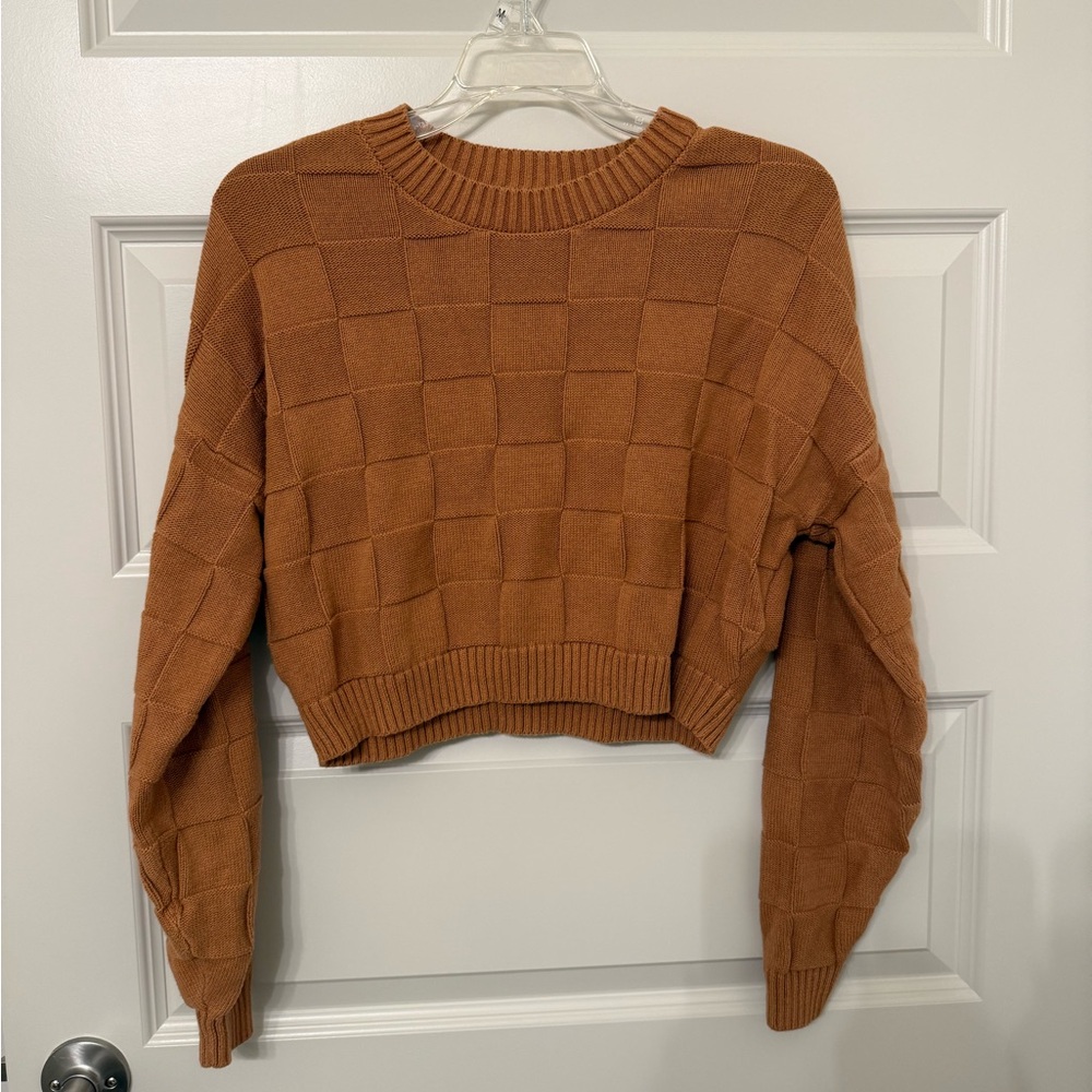 Hollister cropped sweater